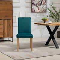 Artemis Home Maiolo Velvet Dining Chairs - Set of 2 - Teal, Multi