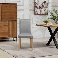 Artemis Home Maiolo Velvet Dining Chairs - Set of 2 - Silver, Silver