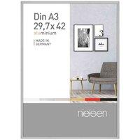 Nielsen Pixel A3 Frosted Silver Aluminium Picture Frame, Silver