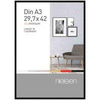 Nielsen Pixel A3 Frosted Black Aluminium Picture Frame, Black