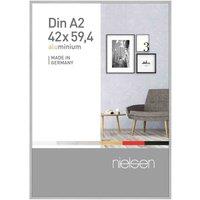 Nielsen Pixel A2 Frosted Silver Aluminium Picture Frame, Silver