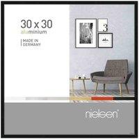 Nielsen Pixel 30x30cm Frosted Black Aluminium Picture Frame, Black