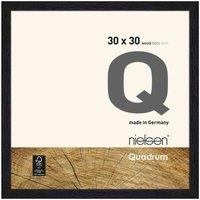 Nielsen Quadrum 30x30cm Veneer Jet Black Wooden Picture Frame, Black