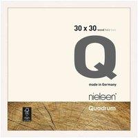 Nielsen Quadrum 30x30cm Matt White Wooden Picture Frame, White
