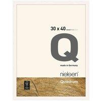 Nielsen Quadrum 30x40cm Matt White Wooden Picture Frame, White