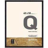 Nielsen Quadrum 40x50cm Veneer Jet Black Wooden Picture Frame, Black