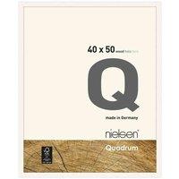 Nielsen Quadrum 40x50cm Matt White Wooden Picture Frame, White