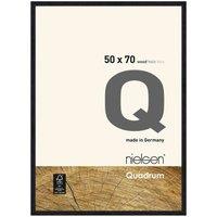 Nielsen Quadrum 50x70cm Veneer Jet Black Wooden Picture Frame, Black
