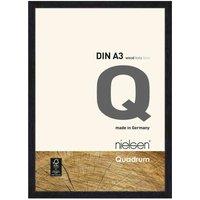 Nielsen Quadrum A3 Veneer Jet Black Wooden Picture Frame, Black