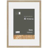 Nielsen Skava A3 White Wooden Picture Frame With A4 Mount, White
