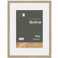 Nielsen Skava 30x40cm White Wooden Picture Frame With A4 Mount, White