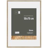 Nielsen Skava 50x70cm White Wooden Picture Frame With 40x60cm Mount, White