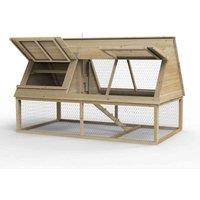 Forest Garden Large Raised Chicken Coop, Brown