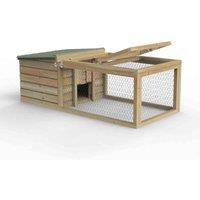 Forest Garden Chicken Coop And Run, Brown