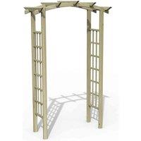 Forest Garden Classic Flat Dome Arch, Brown