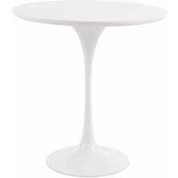 Fusion Living White Tulip Side Table, White