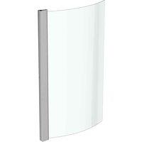 Ideal Standard Tempo Arc Shower Bath Screen Clear Glass And Bright Silver Finish, Silver