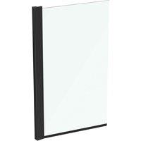 Ideal Standard Connect 2 Angle Bath Screen Silk Black, Black