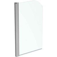 Ideal Standard Connect 2 Radius Bath Screen Bright Silver, Silver