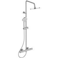 Ideal Standard Ceratherm T50 Exposed Thermostatic Shower System With Idealrain Round Rainshower