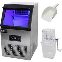 KUKoo Commercial Ice Machine, Silver