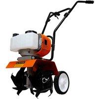 T-Mech 52cc Petrol Garden Tiller, Black
