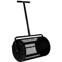 T-Mech Compost & Peat Moss Spreader - Black, Black