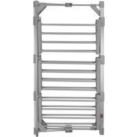 Monster Shop Heated Clothes Airer w/ Cover, Grey