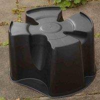 Straight Water Butt Stand for 200 Litre Water Butt, Black