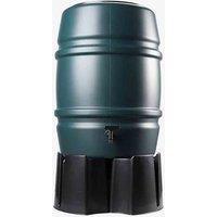 Straight 168L Standard Water Butt Barrel, Green