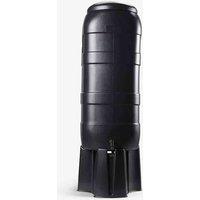 Straight 100L BLACK RainSaver Kit (Includes Multi Piece Stand and Diverter), Black