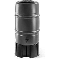 Straight Grey Harcostar 227L Water Butt with Stand and Diverter, Grey