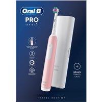 Oral B Oral-b Pro Series 1 3D White Pink Toothbrush case, Pink