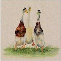 The Art Group Jane Bannon (Dilly, Roly & Henry) 60x60cm Canvas