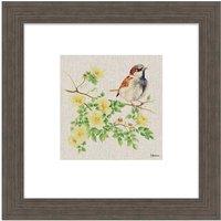 The Art Group Jane Bannon (Sparky The Sparrow) - 30x30cm Framed Art