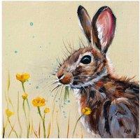 The Art Group Louise Brown (Buttercup Bunny) 30x30cm Canvas