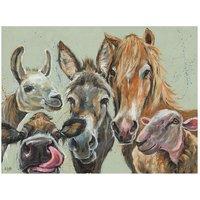 The Art Group Louise Brown (Farmyard Selfie) 30x40cm Canvas