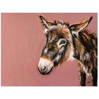The Art Group Louise Brown (Delightful Donkey) 30x40cm Canvas