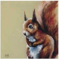 The Art Group Louise Brown (Bushy Tailed) 40x40cm Canvas