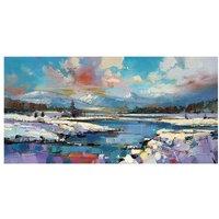 The Art Group Scott Naismith (Glen Spean Snow) 50x100cm