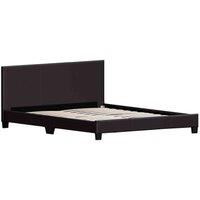 Vida Designs Lisbon 5Ft King Size Faux Leather Bed Brown 150 X 200 Cm, Brown