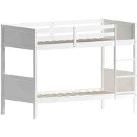 Junior Vida Gemini Bunk Bed 3Ft Single Bed Detachable White 90 X 190 Cm, White