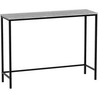 Vida Designs Brooklyn Console Table Industrial Hallway Entryway Furniture Grey, Grey