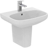 Ideal Standard I.life A 55Cm Basin And Semi-pedestal Pack, White