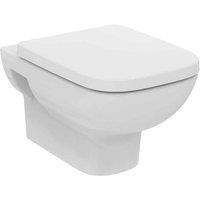 Ideal Standard I.life A Wall Hung Toilet Prosys Cistern Slow Close Seat And Oleas Flushplate Pack, White