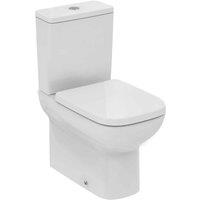 Ideal Standard I.life A Close Coupled Back To Wall Toilet, 6/4 Litre Cistern And Slow Close Seat, White