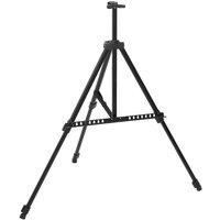 vidaXL Adjustable Display Easel Black Metal, Black