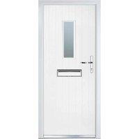 Crystal Grp Door Cottage Long Glass White Rl 920 X 2055Mm Obs, White