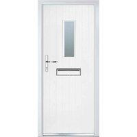 Crystal Grp Door Cottage Long Glass White Rr 920 X 2055Mm Obs, White