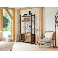 Baumhaus Urban Chic Large Bookcase With Storage, Multi